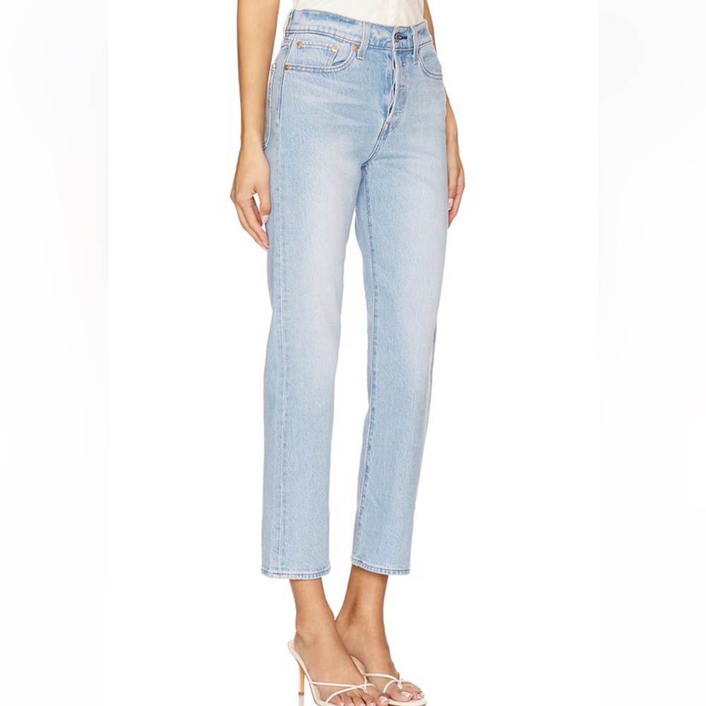 Levi's Wedgie Straight Ankle Jeans - Picture 2 of 9
